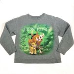 Disney The Lion King Sweatshirt Pullover Crewneck Gray size Medium Photo 0