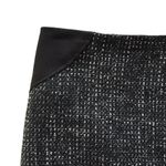 Tahari 🆕 Black Tweed Knee Length Skirt Photo 2