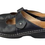 Finn Comfort Stanford Mule/Clogs GUC $275 Size 41 US 10/10.5 S3394 Black Photo 5