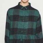 American Eagle AE Oversized Babydoll Plaid Shirt  Photo 1