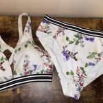 Athleta NWT Womens Gold Coast Floral Bikini Swimsuit Top M & Bottoms L. M/L Photo 0