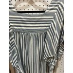 BeachLunchLounge  Collection Striped Square Neck Flutter Sleeve Top Size XS Photo 6