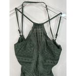 Beca Crochet Lace One Piece Swimsuit Deep Army Military Green M Boho Size M Photo 2