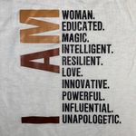 SheIn Women’s Size Large Inspirational I AM WOMEN Classic MultiColored Tee Shirt Photo 5