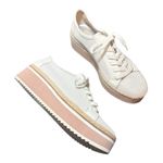 DOLCE VITA Telah White Mesh Platform Shoes Size 9 Photo 0