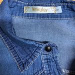 Newplay denim shirt with roll up sleeves size S Photo 5