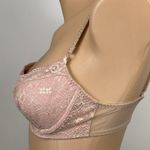 Victoria's Secret Vintage New Y2K 2003 Bra 34C Beige Pink Lace Coquette 164246 Photo 3