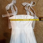 LULUS Radiant Romance White Tie Strap Maxi Dress SZ XS Prom Wedding Formal Photo 12