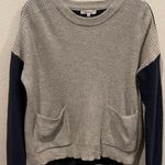 Madewell Patch Pocket Pullover Sweater in Colorblock Photo 2