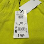 Piombo Women’s Neon Yellow 100% Pure Cotton Denim Skirt Size Small Photo 3