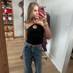 Amazon black cut out crop top Photo 0