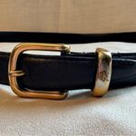 Calvin Klein  Black Leather Belt Medium M Photo 1