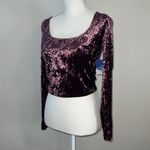 Abound 3/$30 🔥  Velvet Crop Top Photo 3