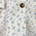 Mango  Holborn Floral 100% Linen Oversized Single Breasted Blazer Jacket Large Photo 8