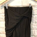 James Perse NWT  00 Black Twisted Jersey Knit Skirt Photo 3