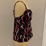 Caribbean Joe Red, Pink, and White Circle Tank Swimsuit Tap Photo 4