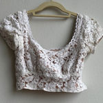 Lottie Moss  lace crop top small Photo 0