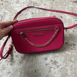 Michael Kors  Jet Set Large Saffiano Leather Crossbody Bag in Electric Pink Photo 2