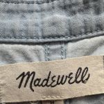 Madewell Blouse Womens Size Medium Light Wash Denim Popover Photo 3