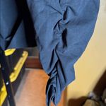 Soft Surroundings  Black Ruched Full Length Leggings Size Large Photo 4