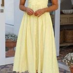 SheIn  Dress Yellow Midi Photo 1