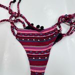 SOAH (Soul of a Hippie) Evan Halter Bathing Suit Bottom Pink Size L Photo 3