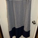 Time & Tru  Navy Blue/White Striped Sleeveless Dress size XXL Photo 4