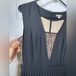 Anthropologie SHOSHANNA Lace Detail Knee Length Dress with Pleated Skirt Sz 4 Photo 3