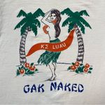 Vintage 90s Hanes Hawaiian Luau Single Stitch T Photo 1