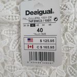 Desigual  White Lace Butterfly Embroidered Skirt Boho 40 EU / 6 US New Photo 9