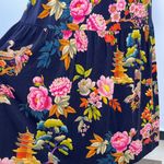 Johnny Was NWOT  Floral Long Sleeve V-Neck Midi Dress Size S Multicolor Photo 4