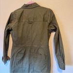 Duluth Trading Co Green Denim Shirt Dress Womens XS Casual Gorpcore Coverall Photo 11