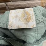 Bella Dahl Cargo Jogger Track Pants 100% Linen Olive Green Small Photo 6