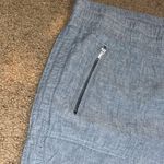 Athleta Cabo Linen Wide Leg Pant Chambray Blue 6 Photo 5