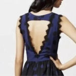 Anthropologie | Corey Lynn Calter Pinup Polka Dot Dress Blue & Black Size 4 Photo 1