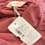 Rebecca Taylor  Linen Blend Ruffle Dress in Rose NWT 6 Photo 4