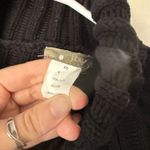 J.Crew Vintage Black Ribbed Turtleneck Cotton Sweater XS Cropped Fisherman Cabin Photo 6