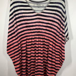 Soma  Women's Batwing Striped Ombre Lounge Nightgown Multicolor Size Small Photo 0