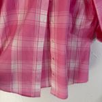 Brooks Brothers "346" Pink White Plaid Button Down Shirt Women's Size 6 Preppy Photo 3
