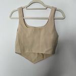 House of Harlow 1960 tan crop top size small Photo 4
