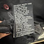 Ubu Reversible Parisian Opera Raincoat Small Black Red iridescent Pleated Hooded Photo 14