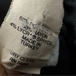 Express Editor Pinstripe Trousers Size 4 Office Siren Medium Rise Straight Leg Gray Photo 13