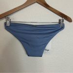 Maaji  blue abstract leaf reversible bikini bottom only NEW SMALL Photo 3