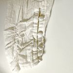 Free People Chloe Smocked Tie Neck Cotton Top Photo 9