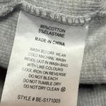 Beyond Her Gray Rib Knit Sleeveless Scalloped Cami Camisole Crop Tank Top Sz 10 Photo 3