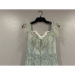 Alyce Paris  61406 Sequin/Lace Prom Dress Feathered Neckline Sz 2 NEW Photo 4