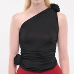 LIONESS One Shoulder 3DRosett Tank Top NWT Photo 1