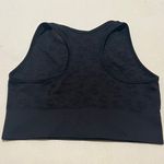 Z By Zella Black Animal Print Workout Sports Bra Photo 4