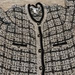 autumn cashmere  Black and White Tweed Jacket Photo 3