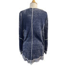 Women's Cullen Blue & White Long Sleeve Shirt Size L Size L Photo 3